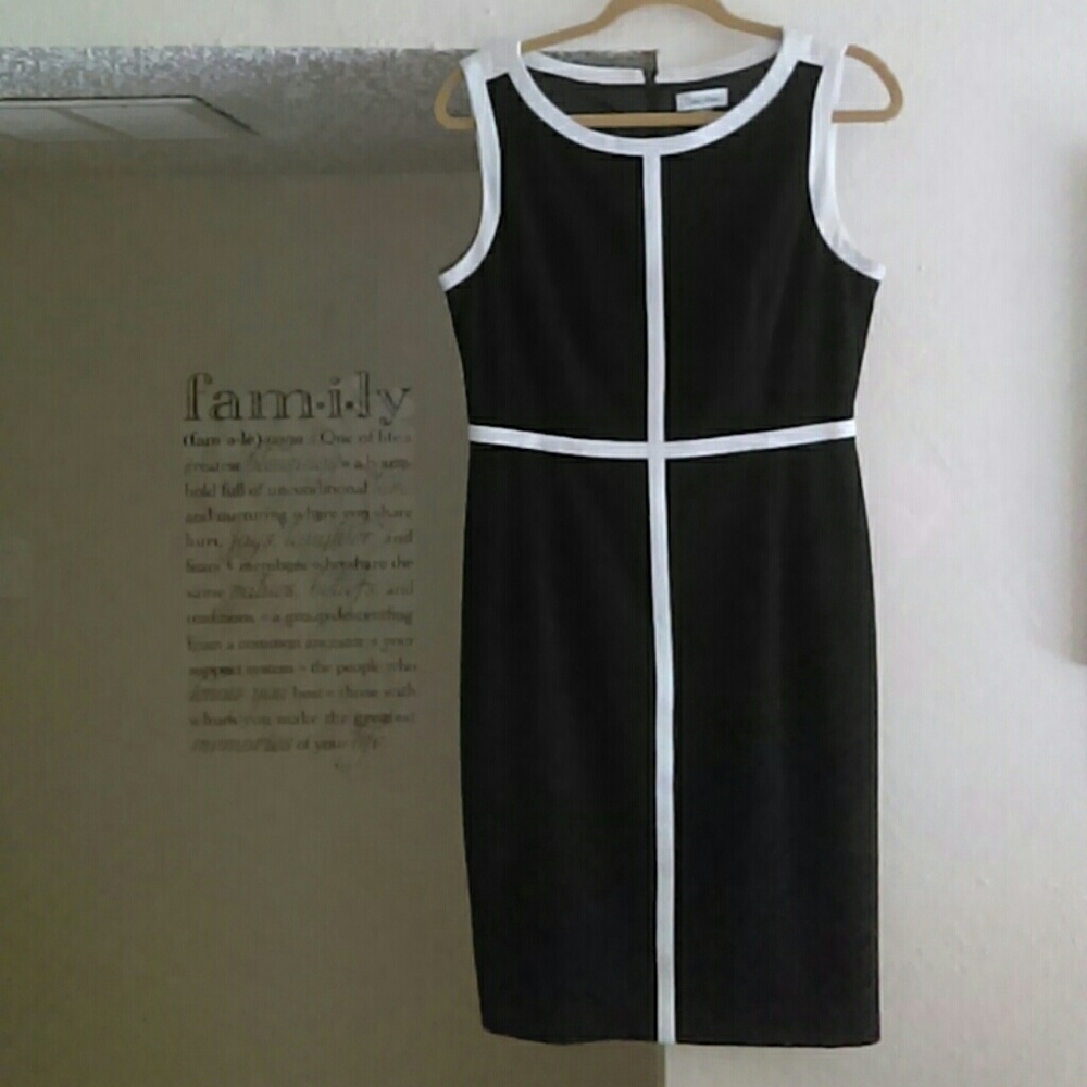 Calvin Klein Colorblock Sheath Dress
